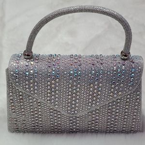 Beautiful silver clutch